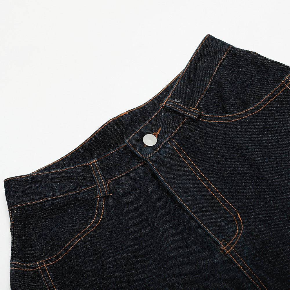 High Street Loose Design Wide Leg Pants