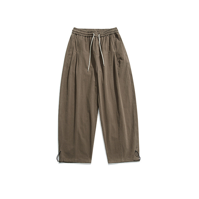 Solid Color Retro Japanese-style Casual Pants