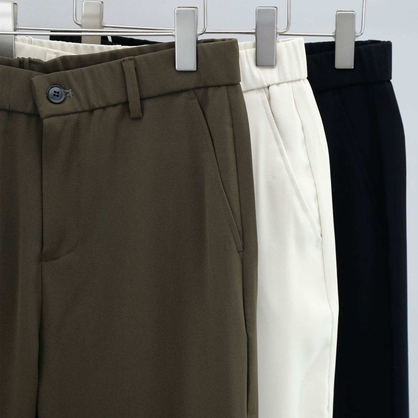 Men's Twill Loose Straight Casual Pants