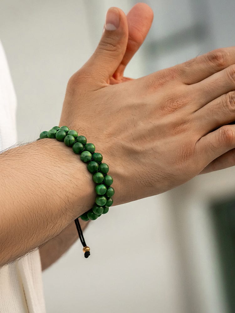 Jade Beaded Bracelet - Morocco