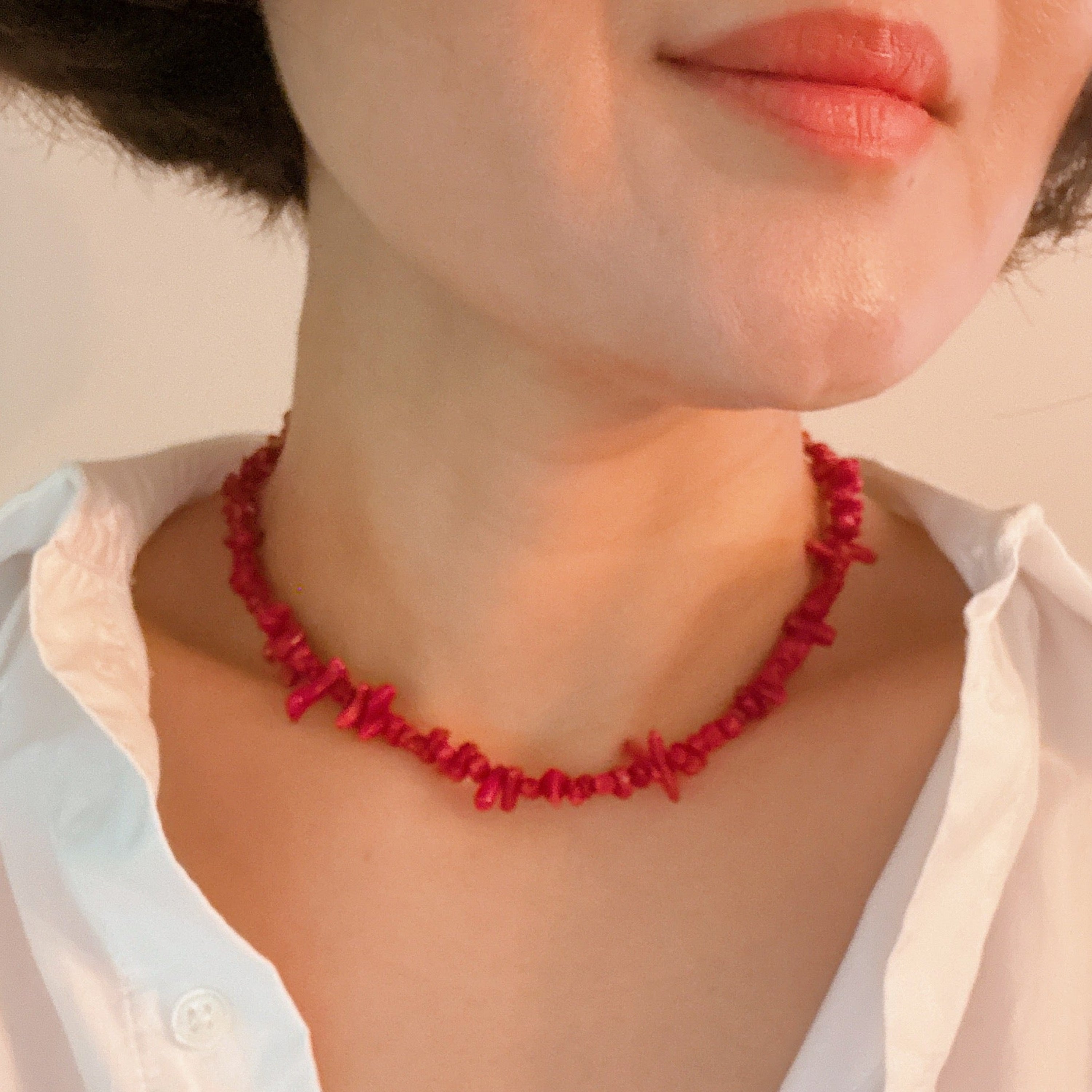White Sands Coral Reef Necklace – Gold-Plated Coastal Style