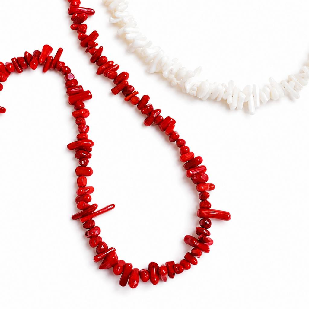 White Sands Coral Reef Necklace – Gold-Plated Coastal Style