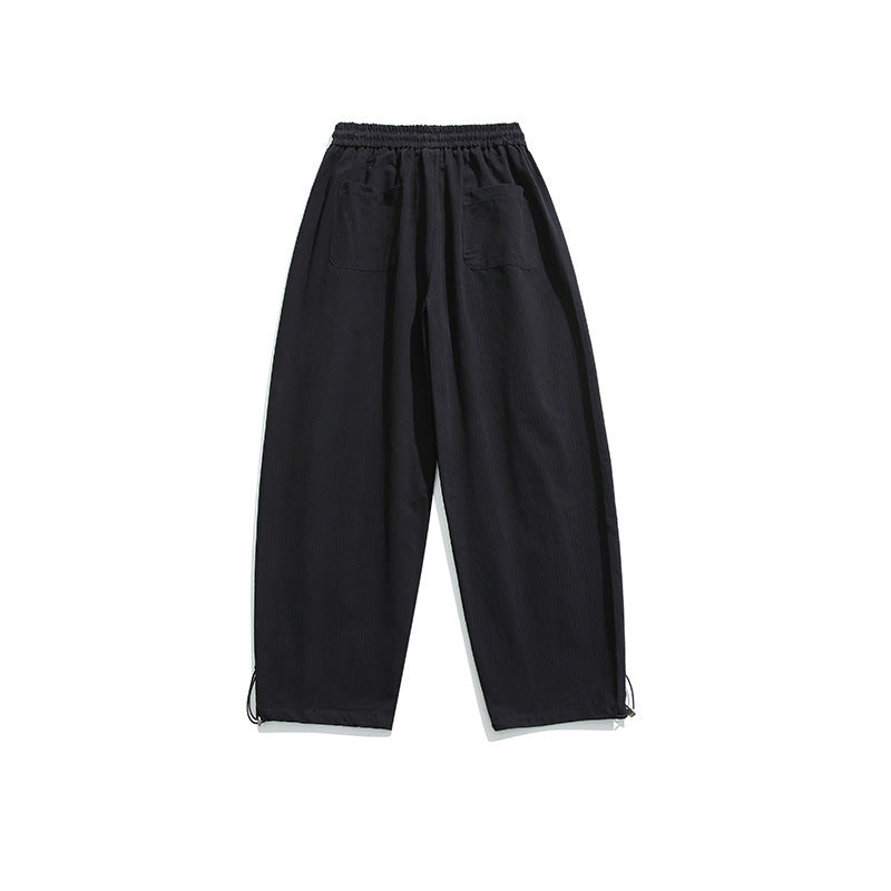Solid Color Retro Japanese-style Casual Pants
