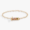 Heart Crystal Toggle Bracelet