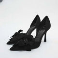 Magenta Flower High Heels Pointed Toe Beautiful Pumps