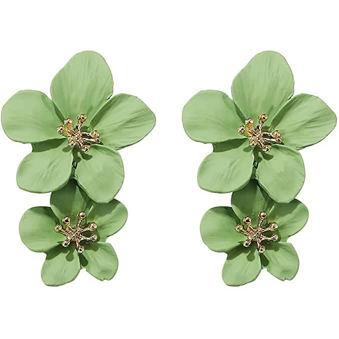 Women's Boho Flower Shaped Daisy Stud Earrings