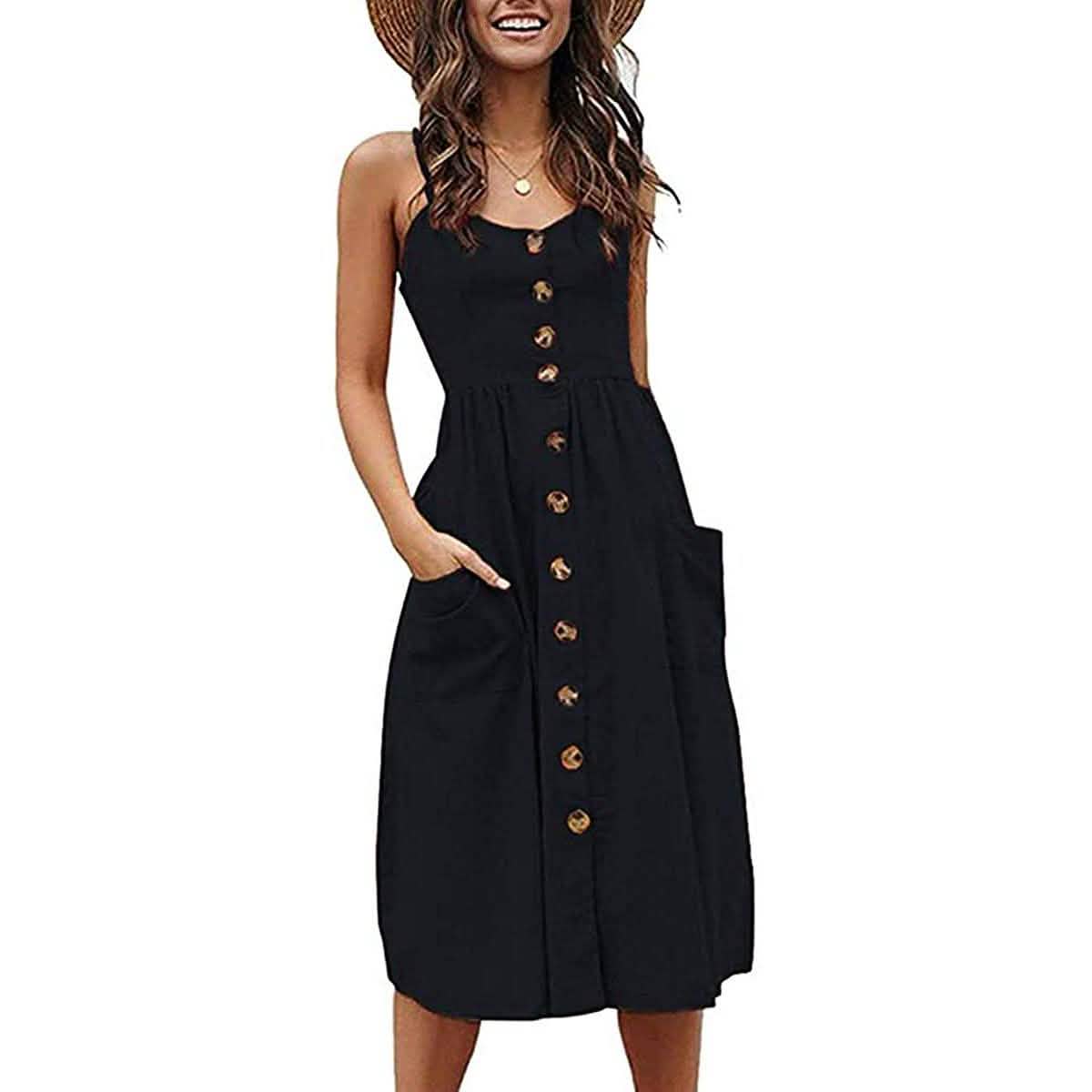 Women's Dresses Summer Casual Spaghetti Strap